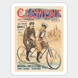Clément Paris Vintage Poster 1895 Sticker